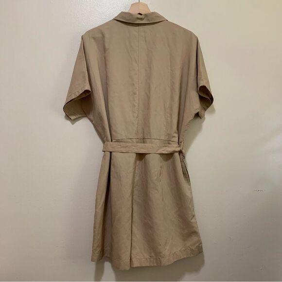 Uniqlo tan linen blend romper play suit size xl - Picture 8 of 8